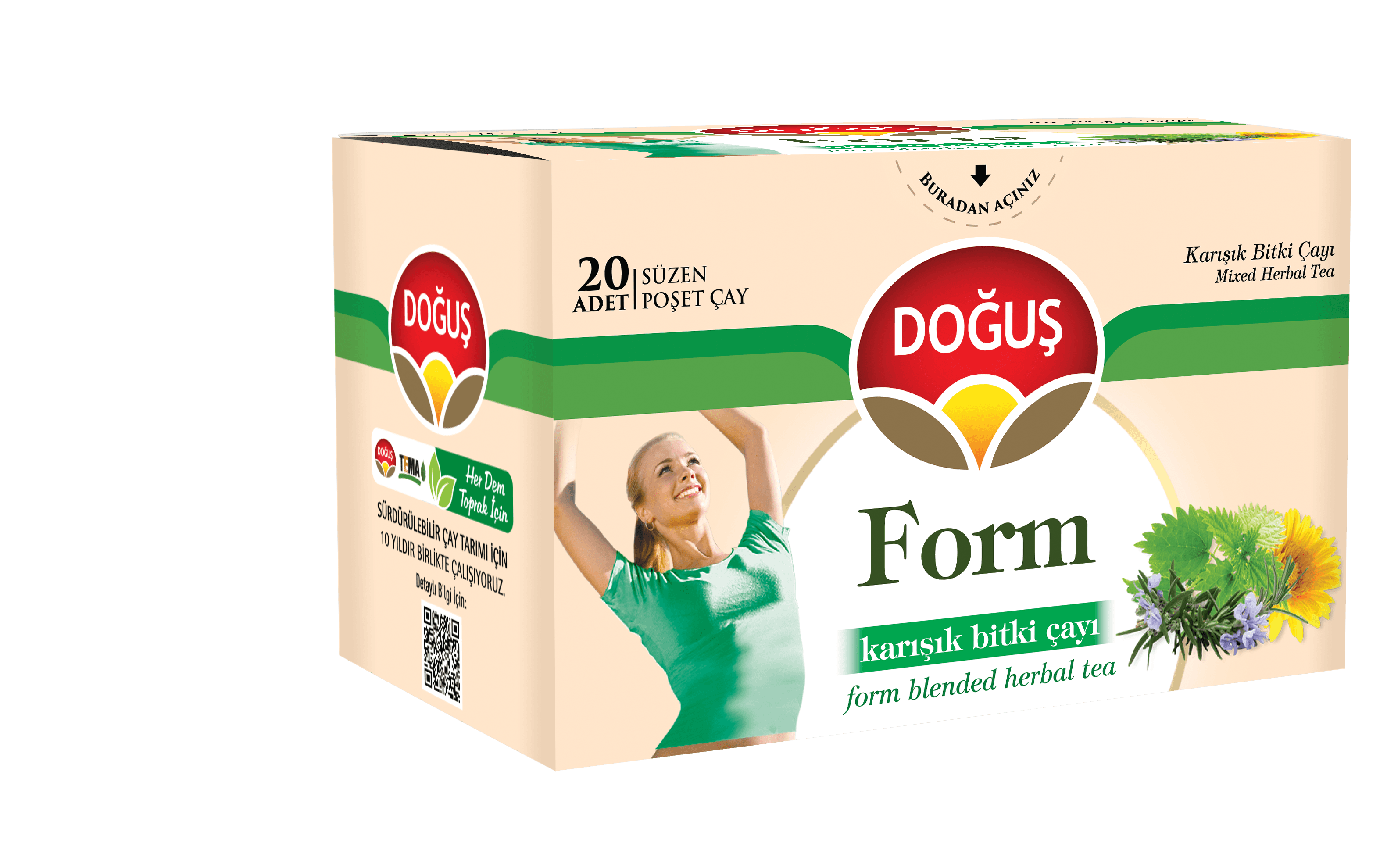 Doğuş Çay Form Karışık Bitki Çayı 20'li